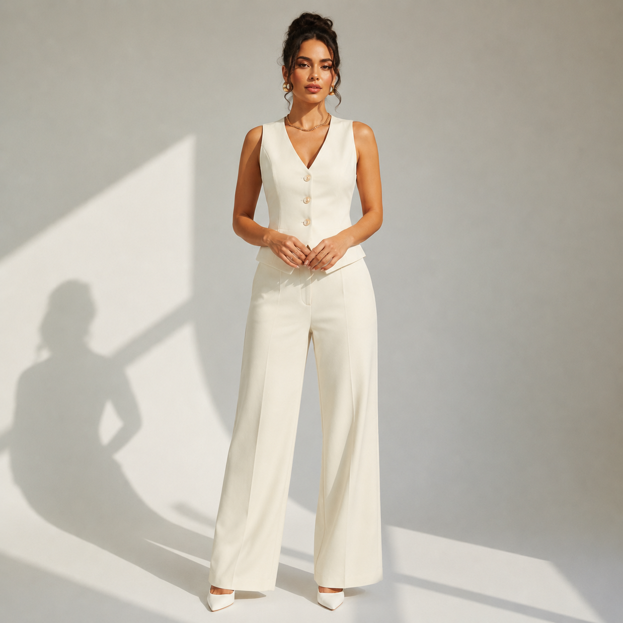 Elegante Gilet Set