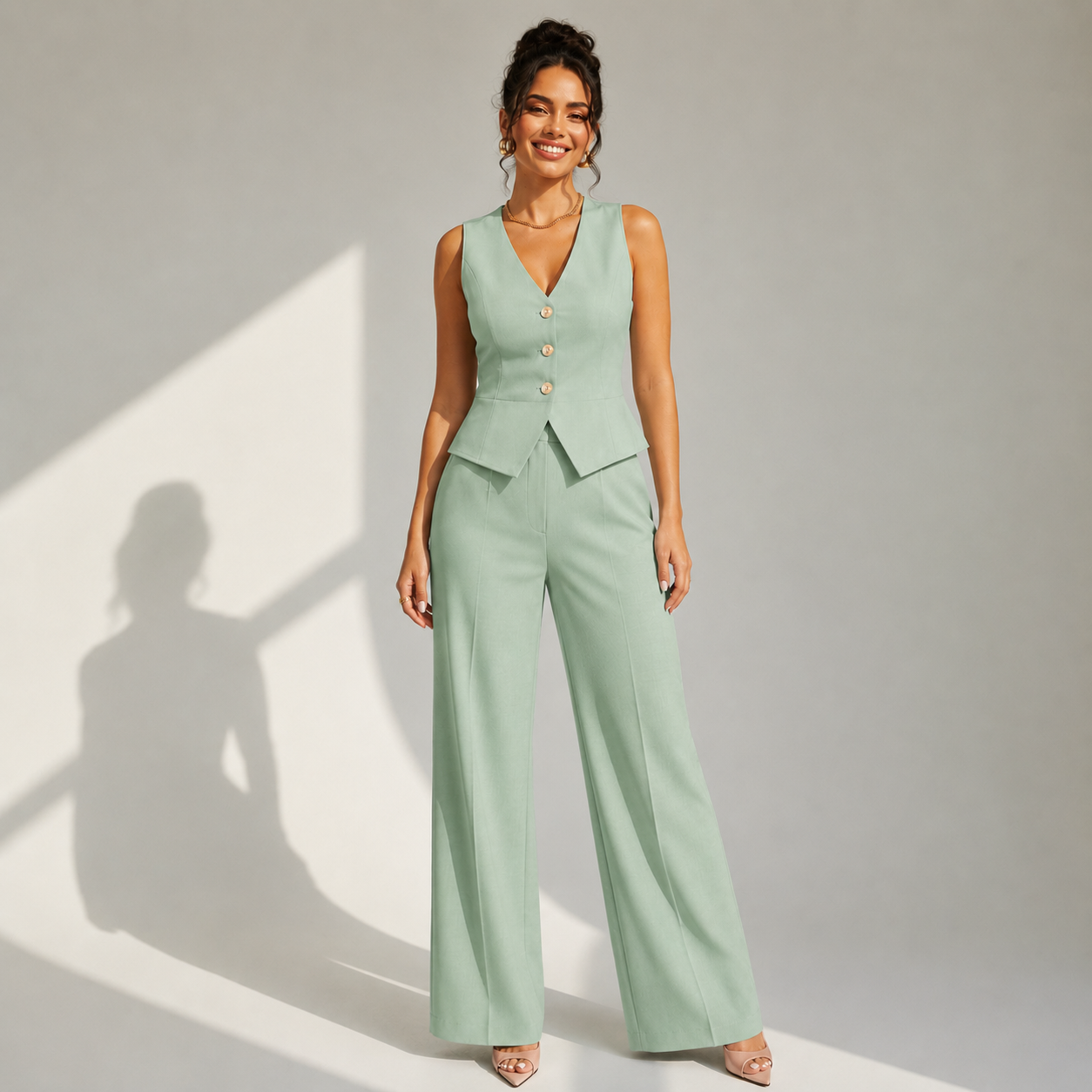 Elegante Gilet Set