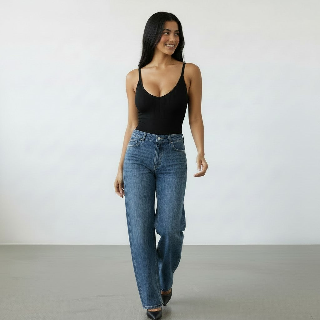 Bodysuit shapewear met pads