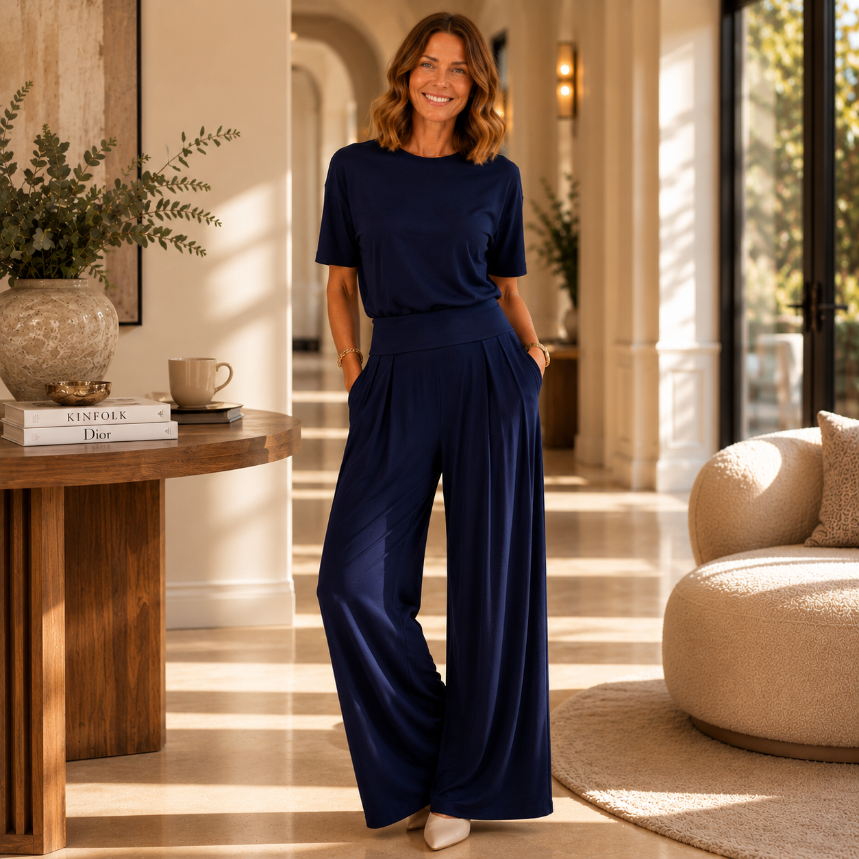 Elegante Wide Leg Set